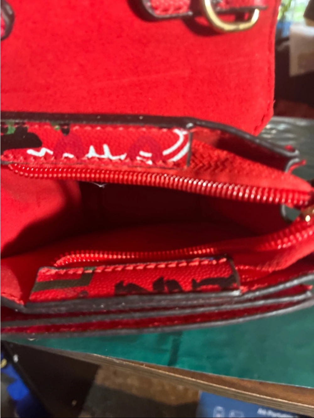 & Other Stories Graffiti Print Phone Crossbody - Red & Yellow - Picture 4 of 4